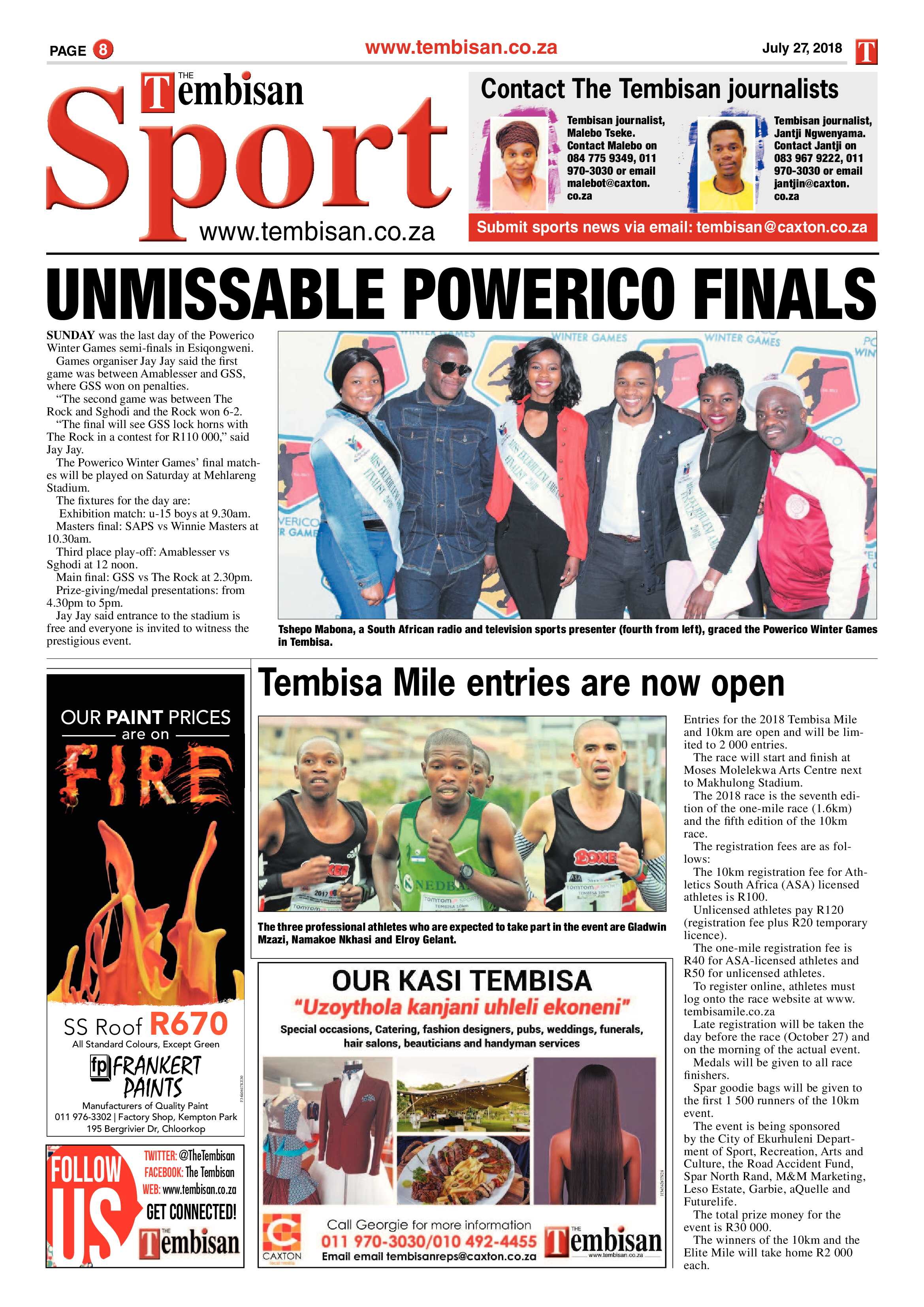 The Tembisan 30 July 2018 page 8