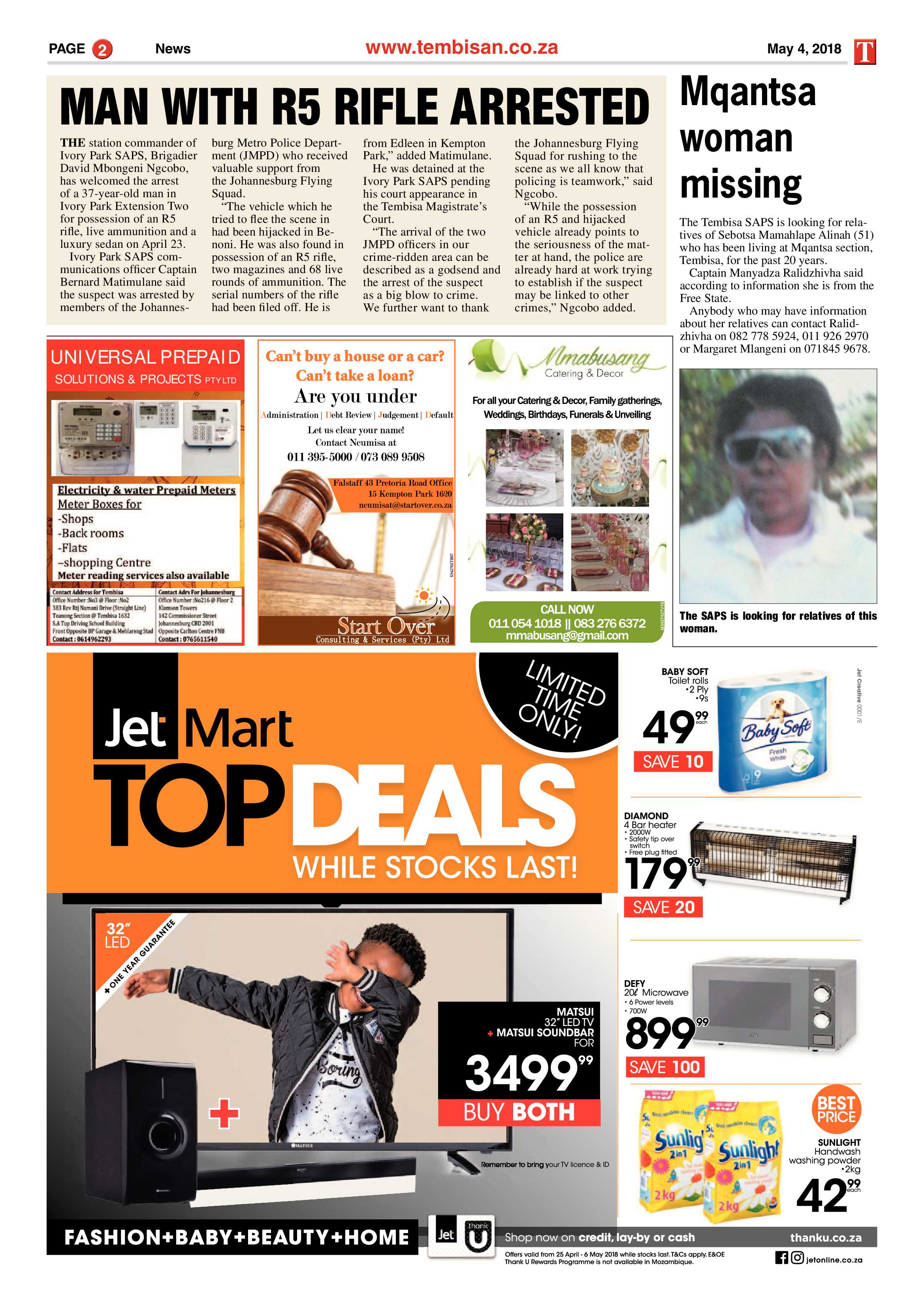 The Tembisan 4 May 2018 page 2