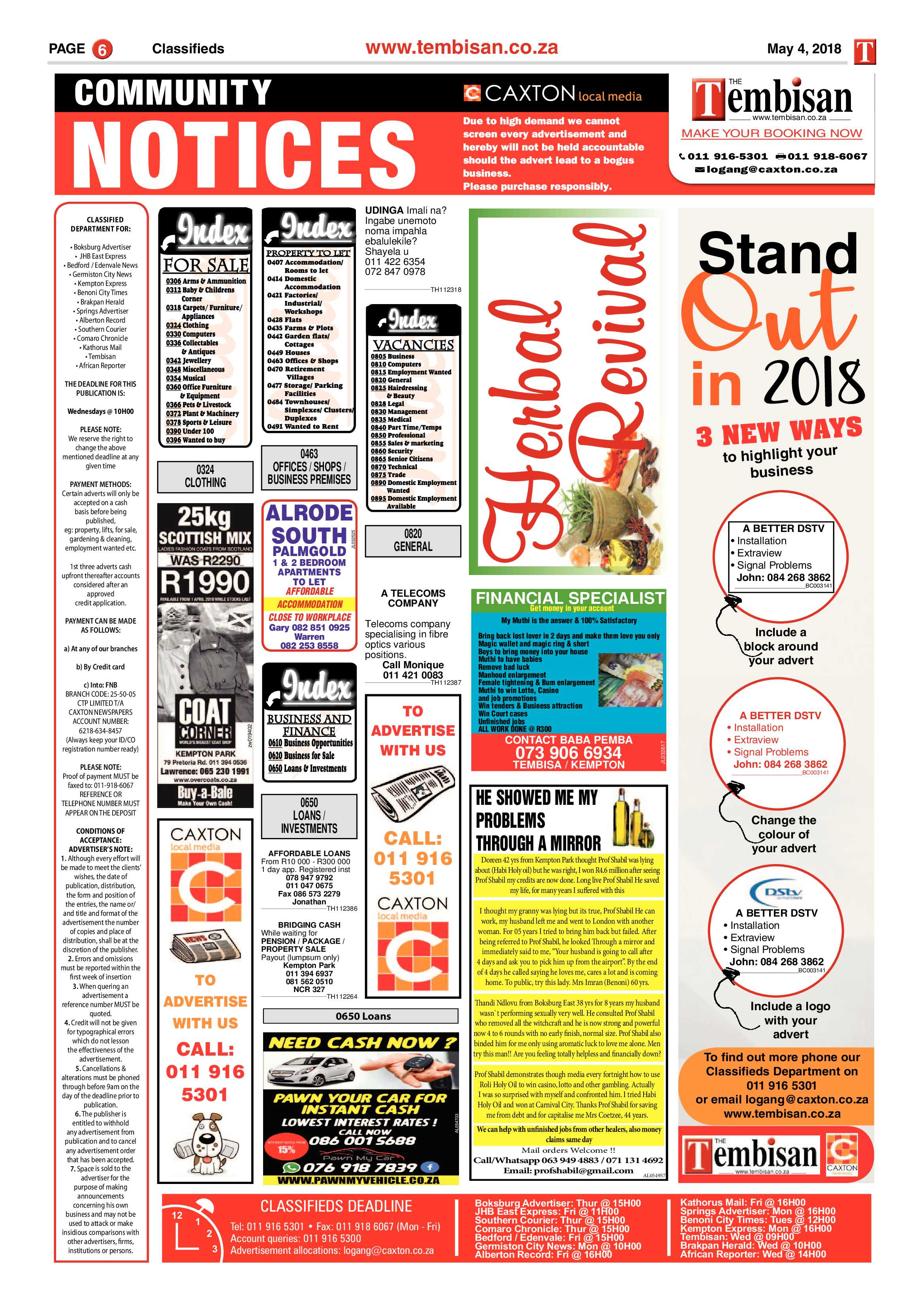 The Tembisan 4 May 2018 page 6