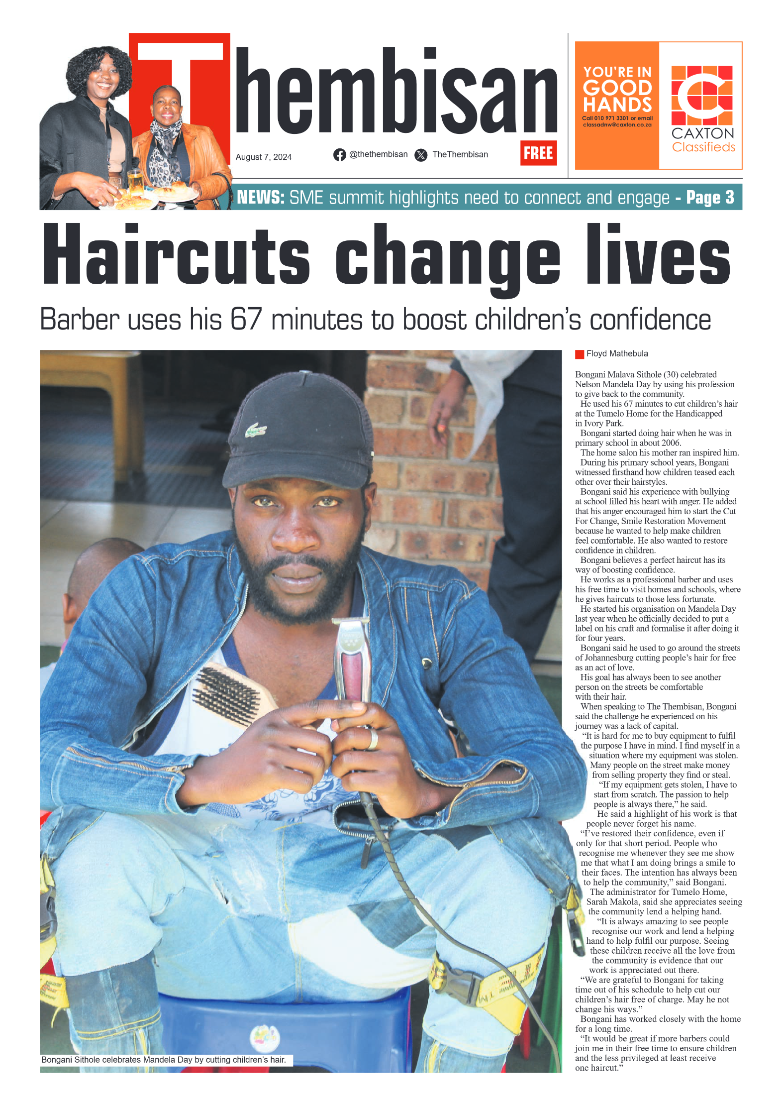 The Tembisan 7 August 2024 page 1