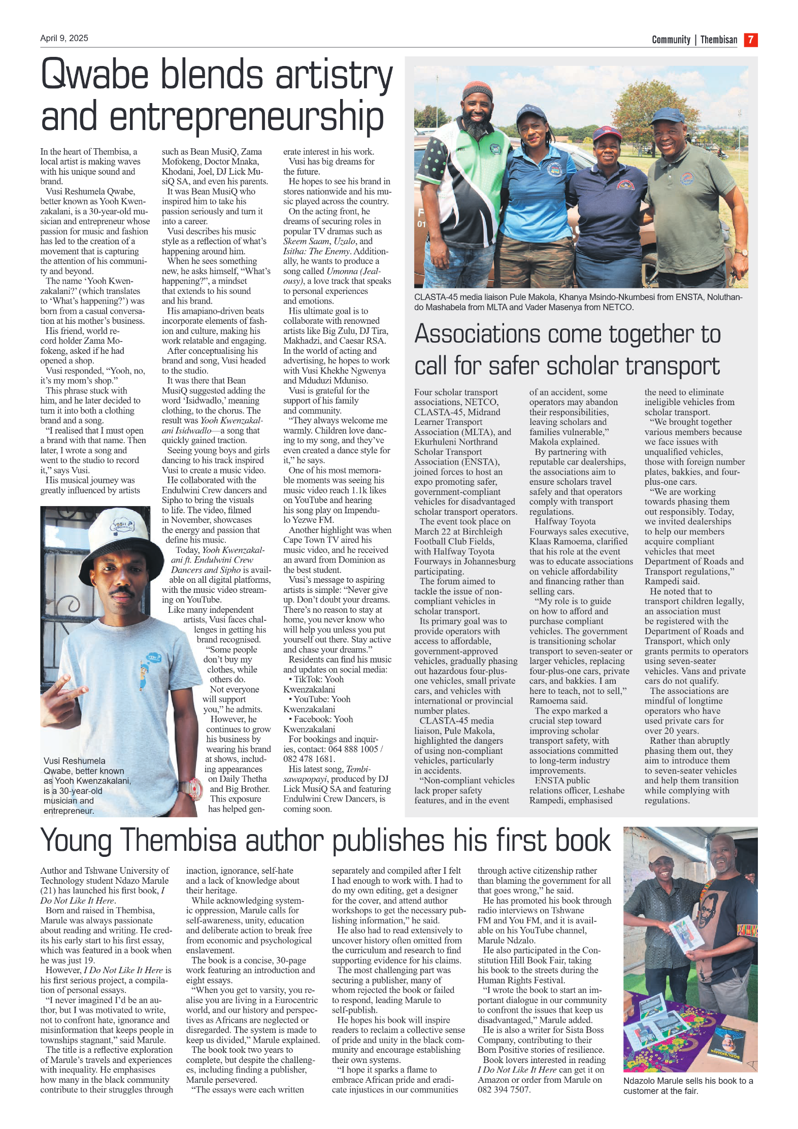 The Tembisan 9 April 2025 page 7