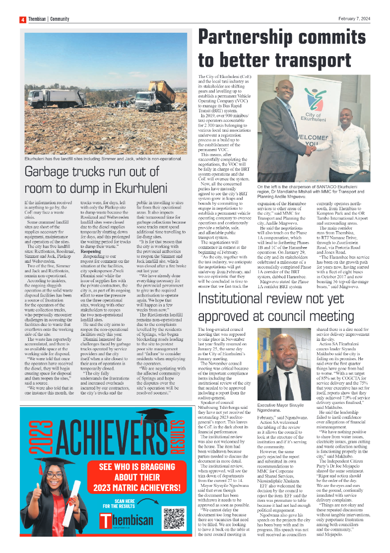 The Thembisan 07 February 2024 page 4