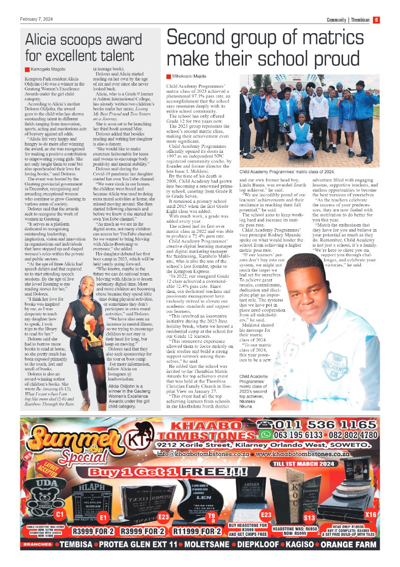 The Thembisan 07 February 2024 page 5