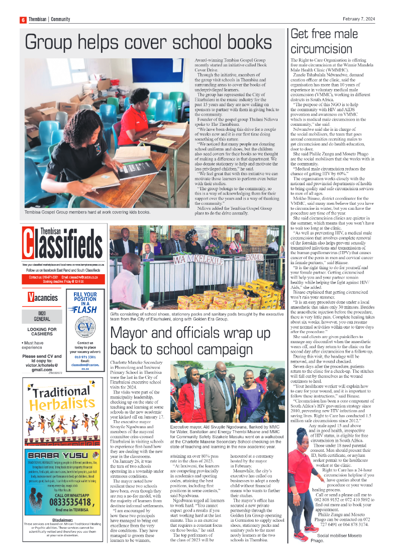The Thembisan 07 February 2024 page 6