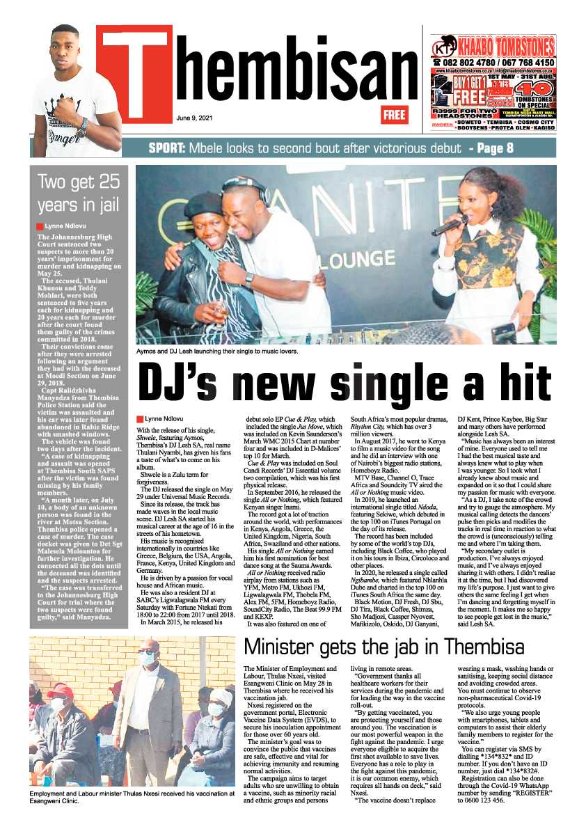 Thembisan 09 June 2021 page 1