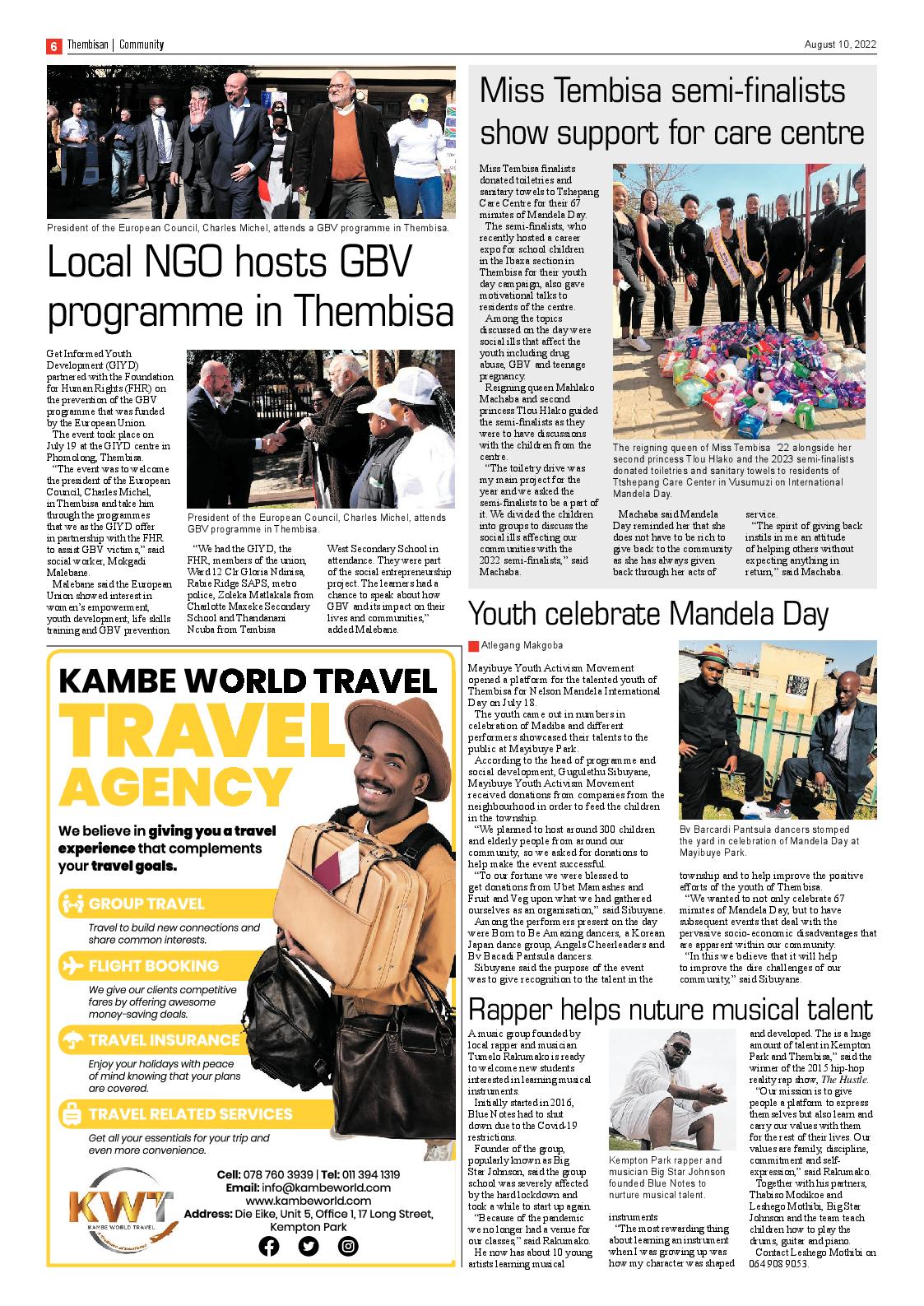 The Thembisan 10 Aug 2022 page 6