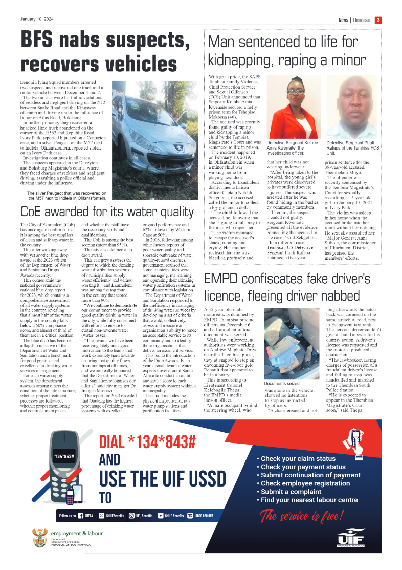 The Thembisan 10 January 2024 page 3
