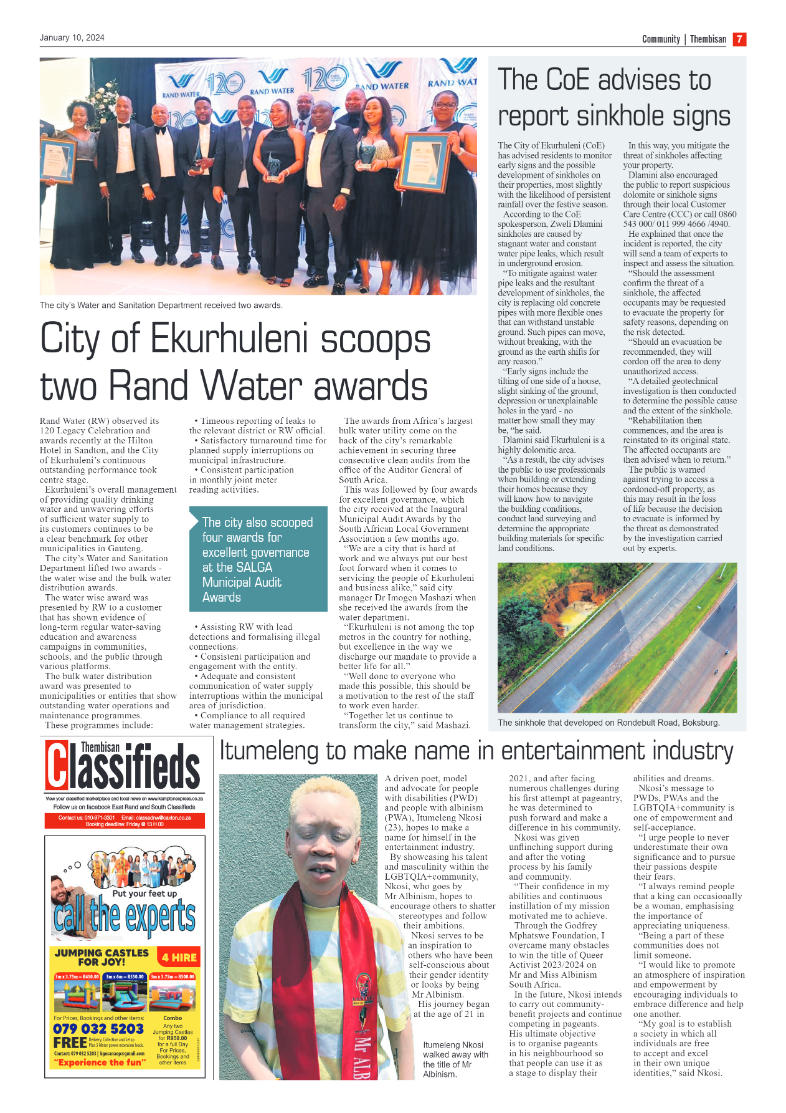 The Thembisan 10 January 2024 page 7