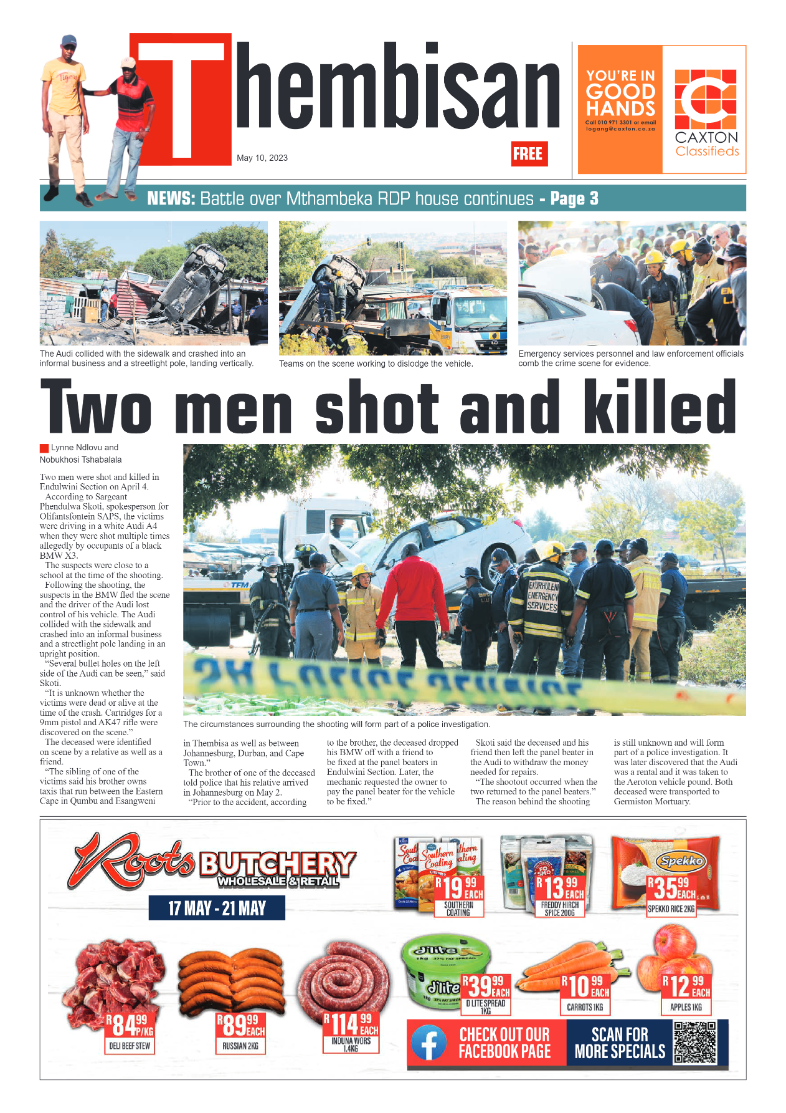 The Thembisan 10 May 2023 page 1