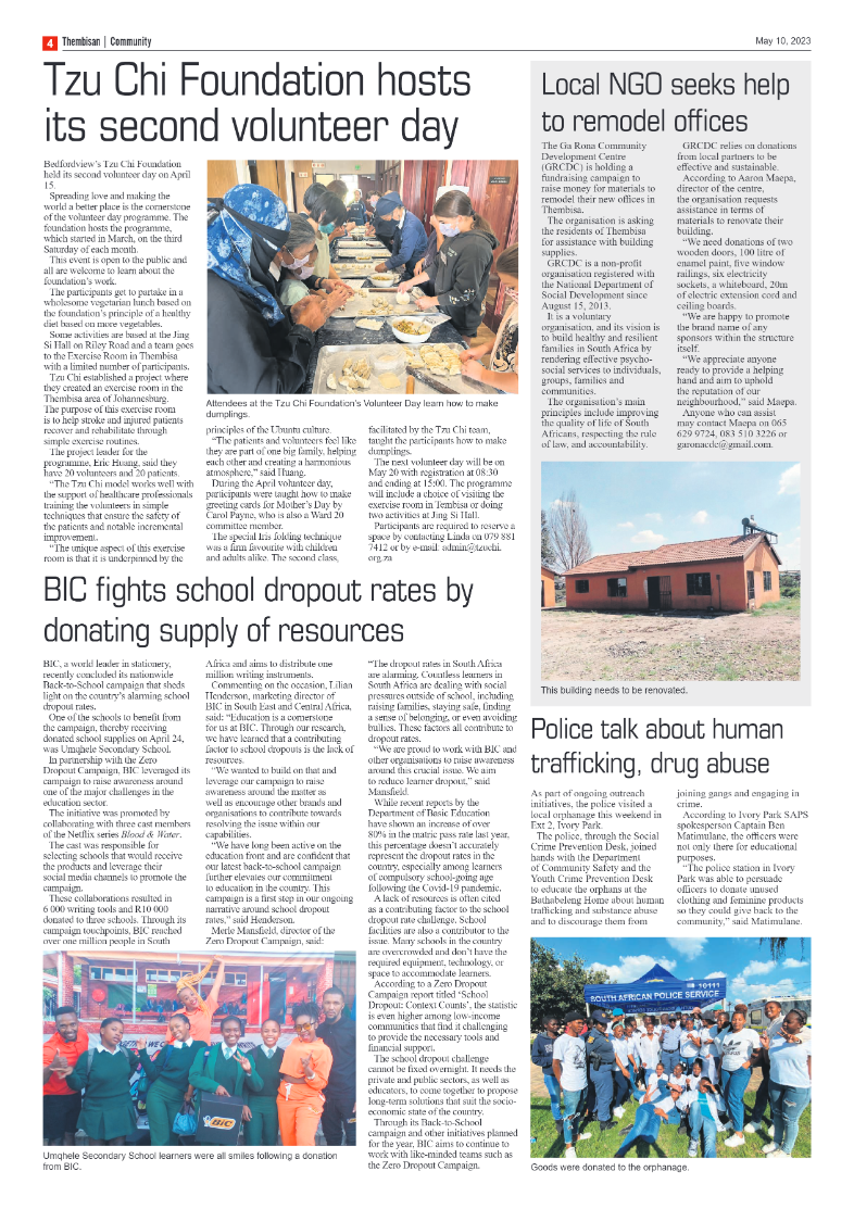 The Thembisan 10 May 2023 page 4