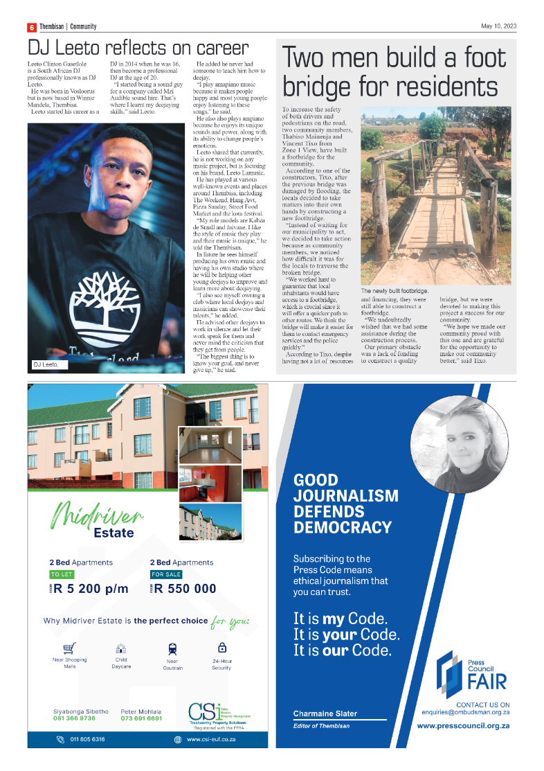 The Thembisan 10 May 2023 page 6