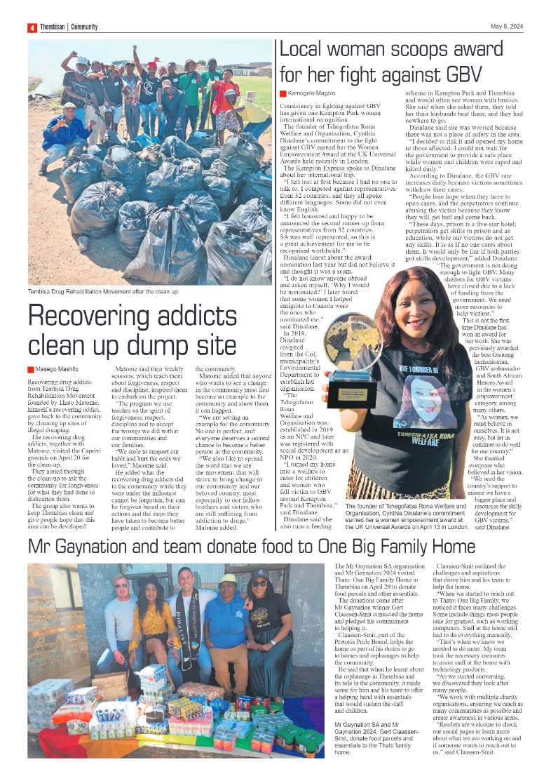 The Thembisan 10 May 2024 page 4