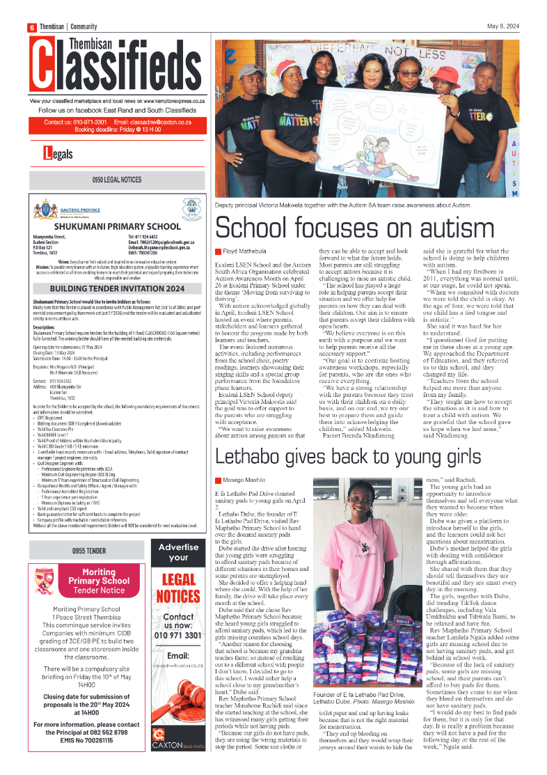 The Thembisan 10 May 2024 page 6