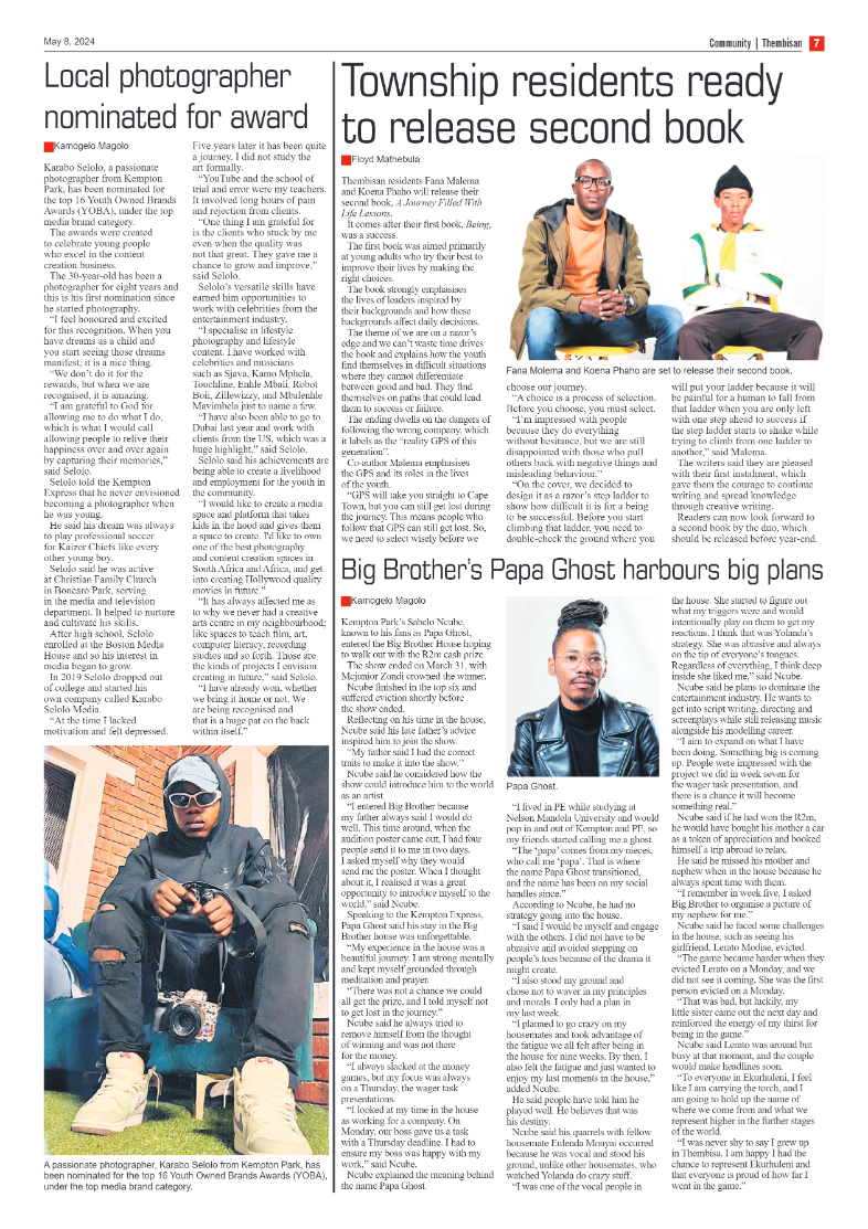 The Thembisan 10 May 2024 page 7