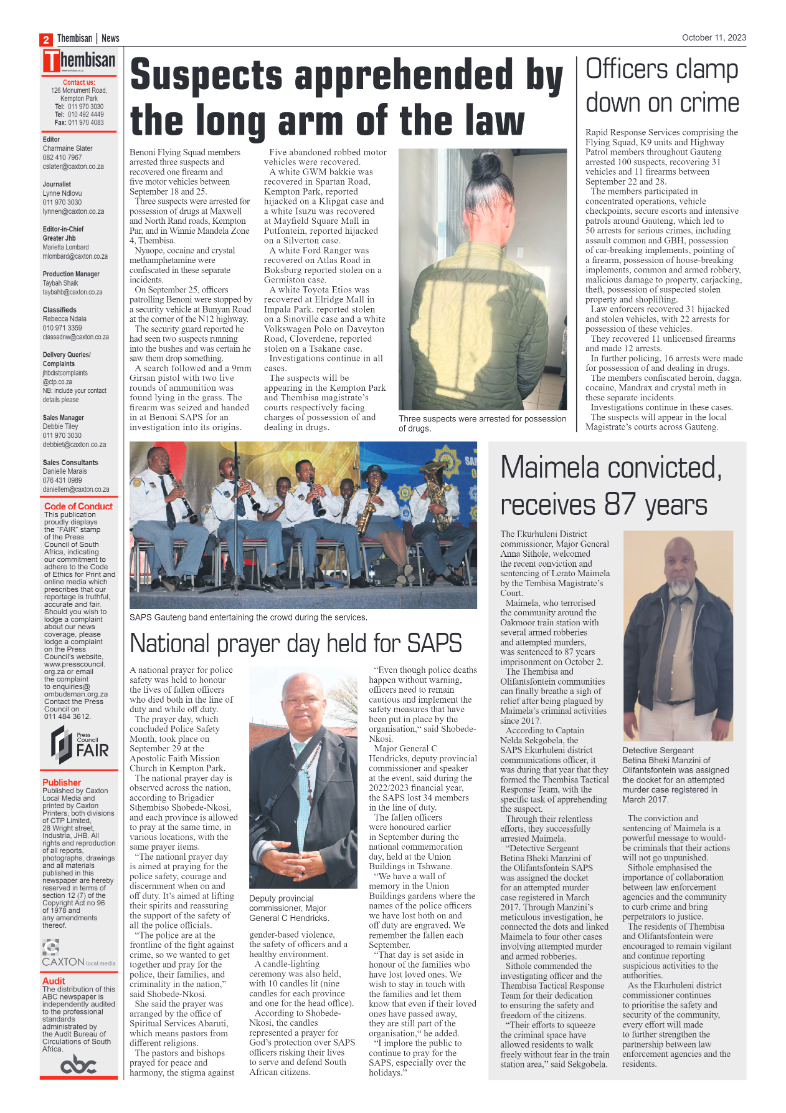 The Thembisan 11 October 2023 page 2