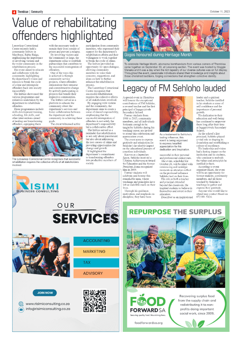 The Thembisan 11 October 2023 page 4