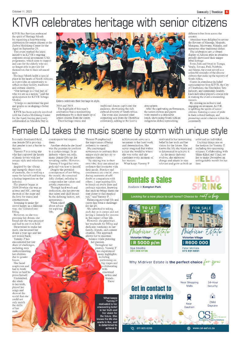 The Thembisan 11 October 2023 page 5