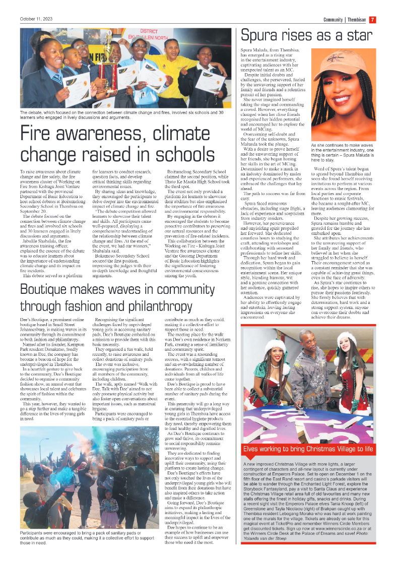 The Thembisan 11 October 2023 page 7