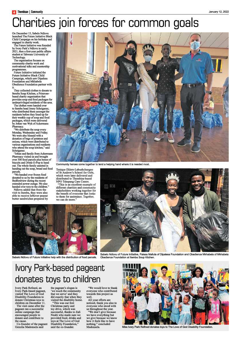 The Thembisan 12 January 2022 page 4