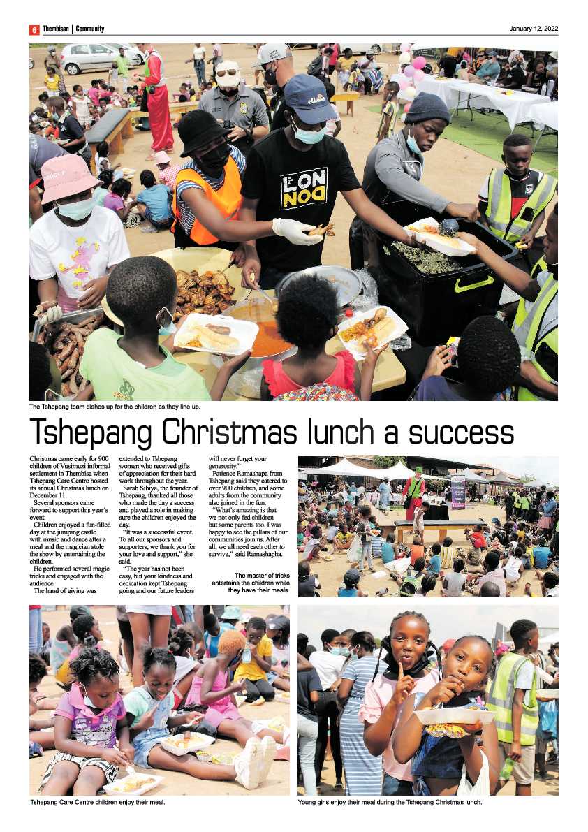 The Thembisan 12 January 2022 page 6