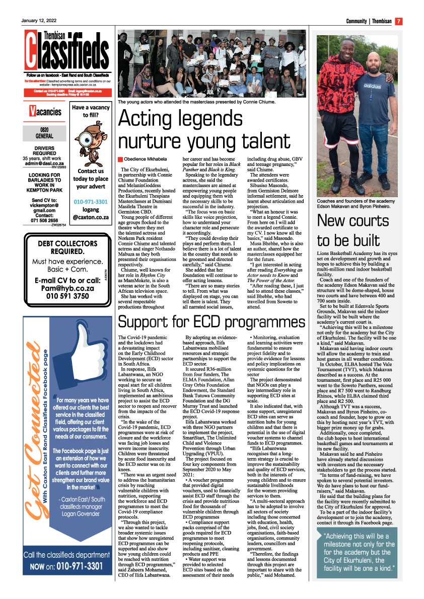 The Thembisan 12 January 2022 page 7