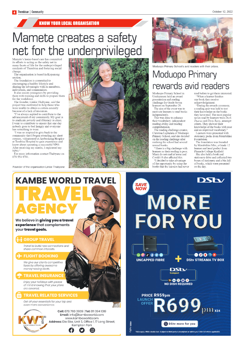 The Thembisan 12 Oct 2022 page 4