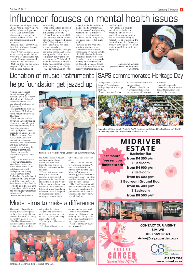 The Thembisan 12 Oct 2022 page 5