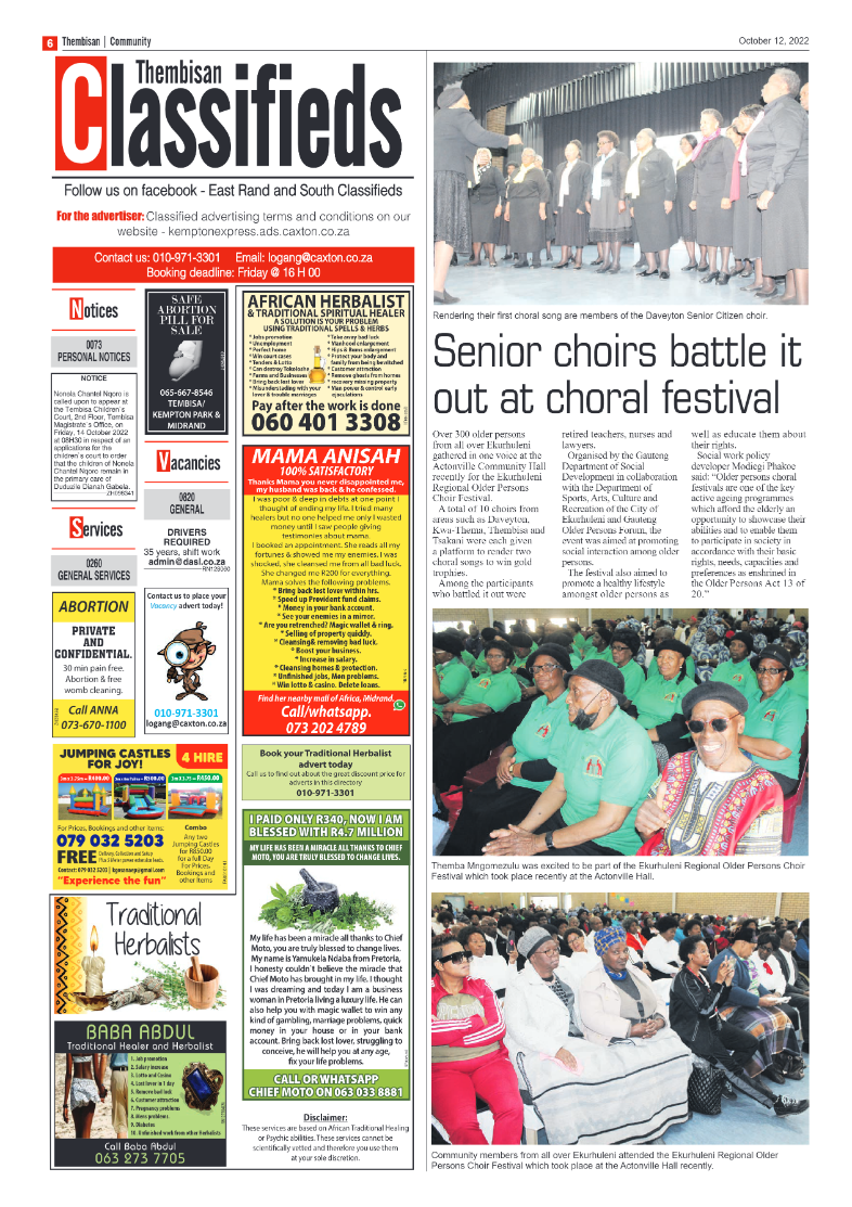 The Thembisan 12 Oct 2022 page 6