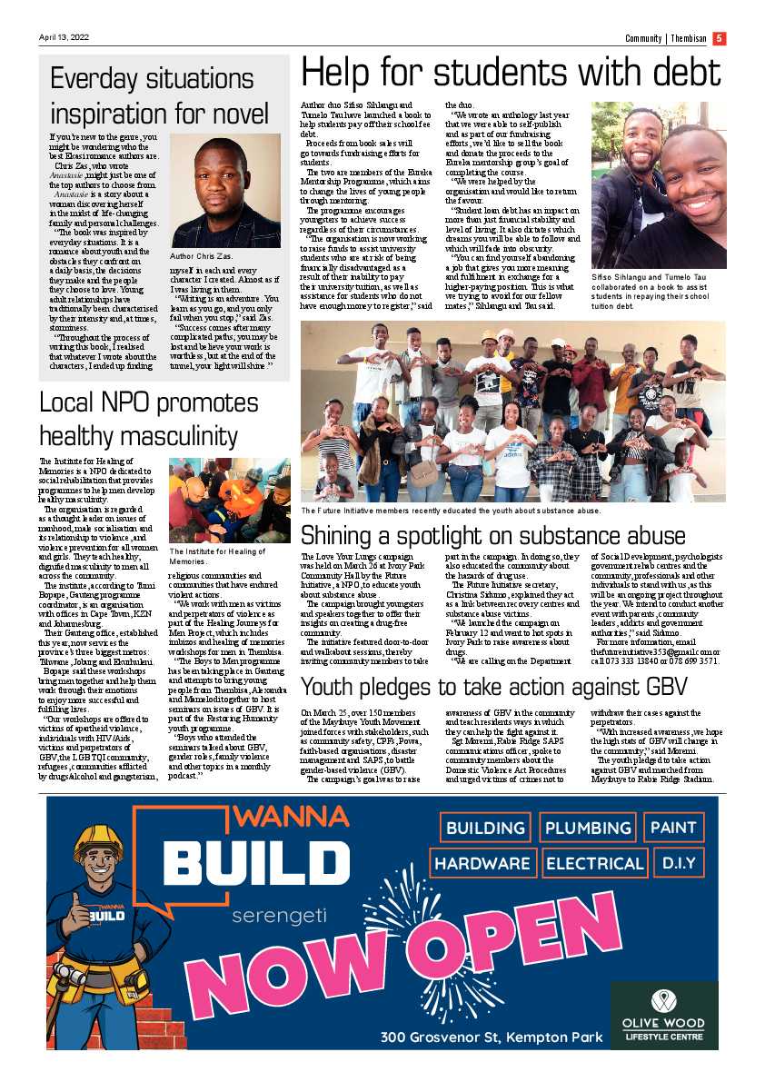 The Thembisan 13 April 2022 page 5