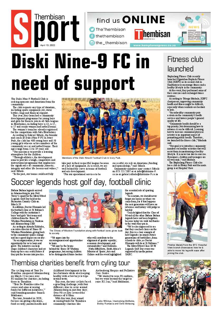 The Thembisan 13 April 2022 page 8