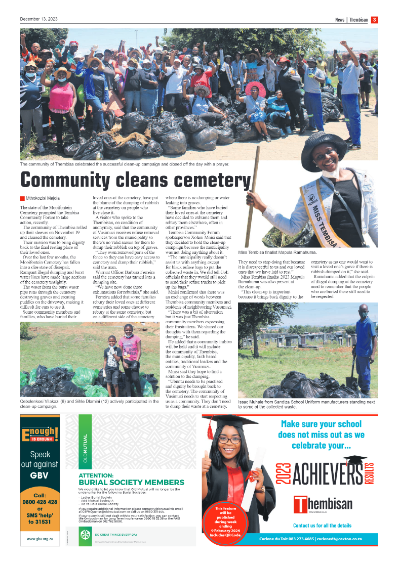 The Thembisan 13 December 2023 page 3