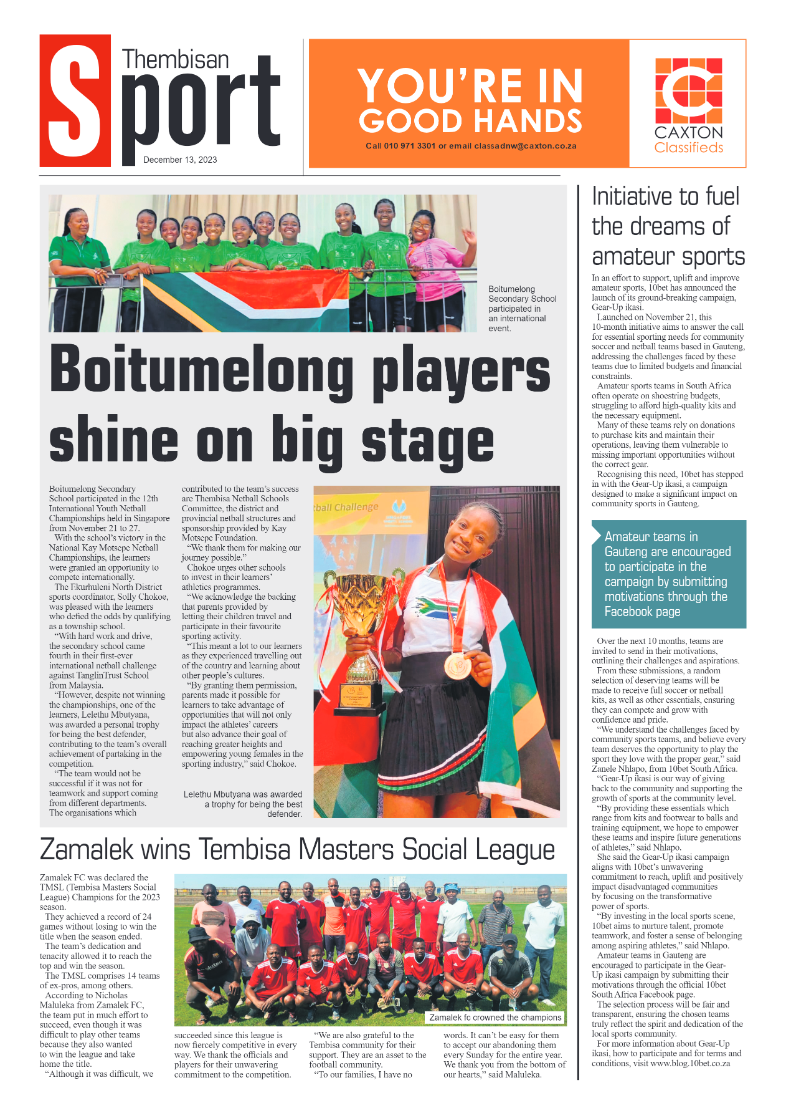 The Thembisan 13 December 2023 page 8