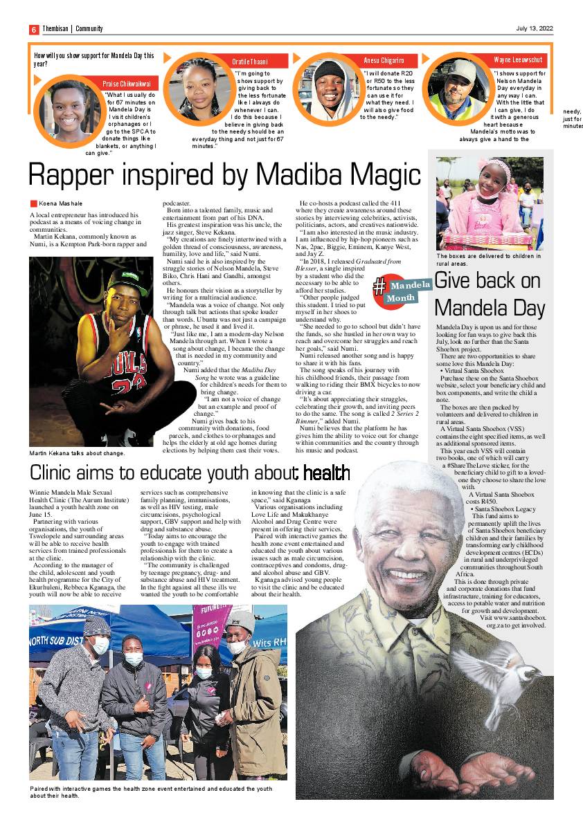 The Thembisan 13 July 2022 page 6