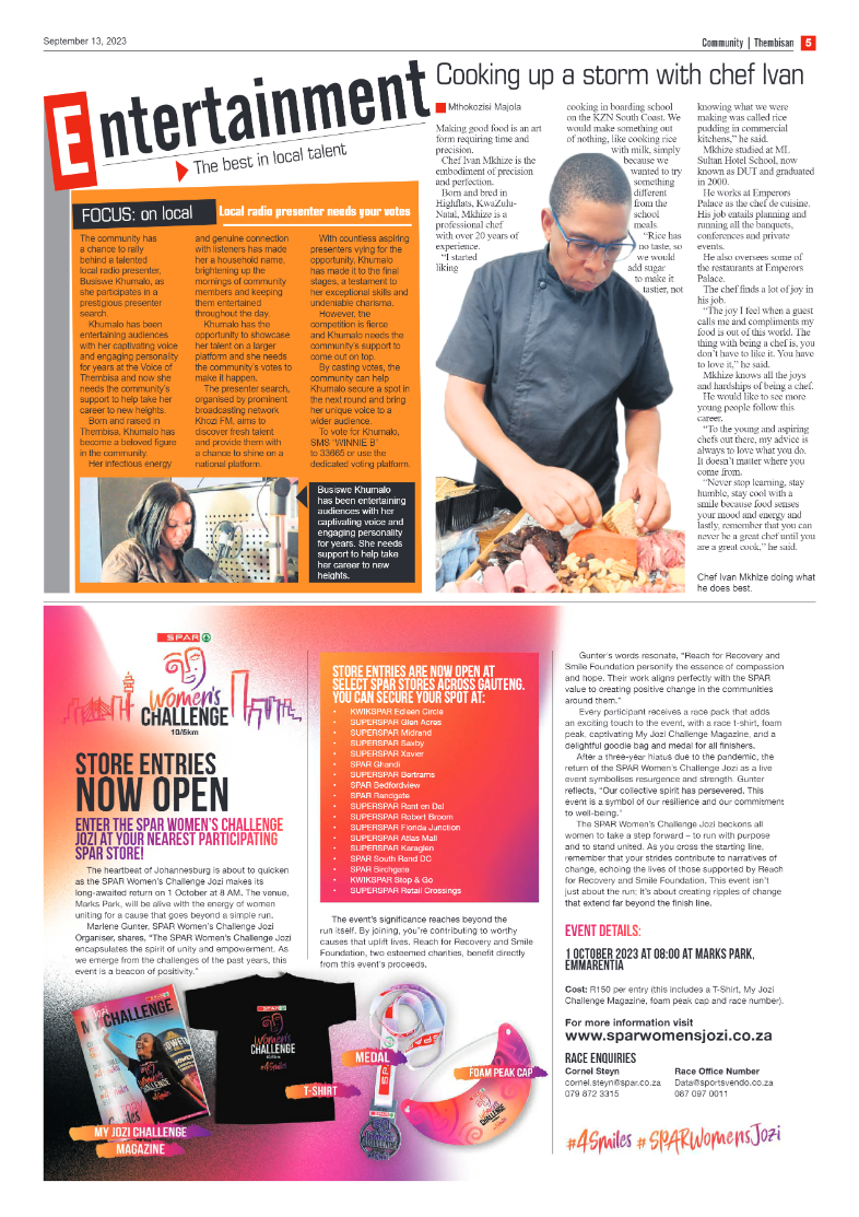 The Thembisan 13 September 2023 page 5