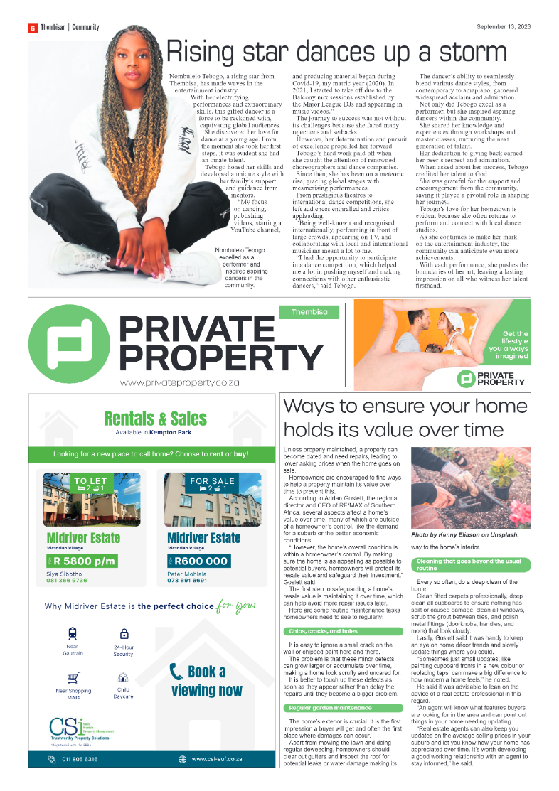 The Thembisan 13 September 2023 page 6