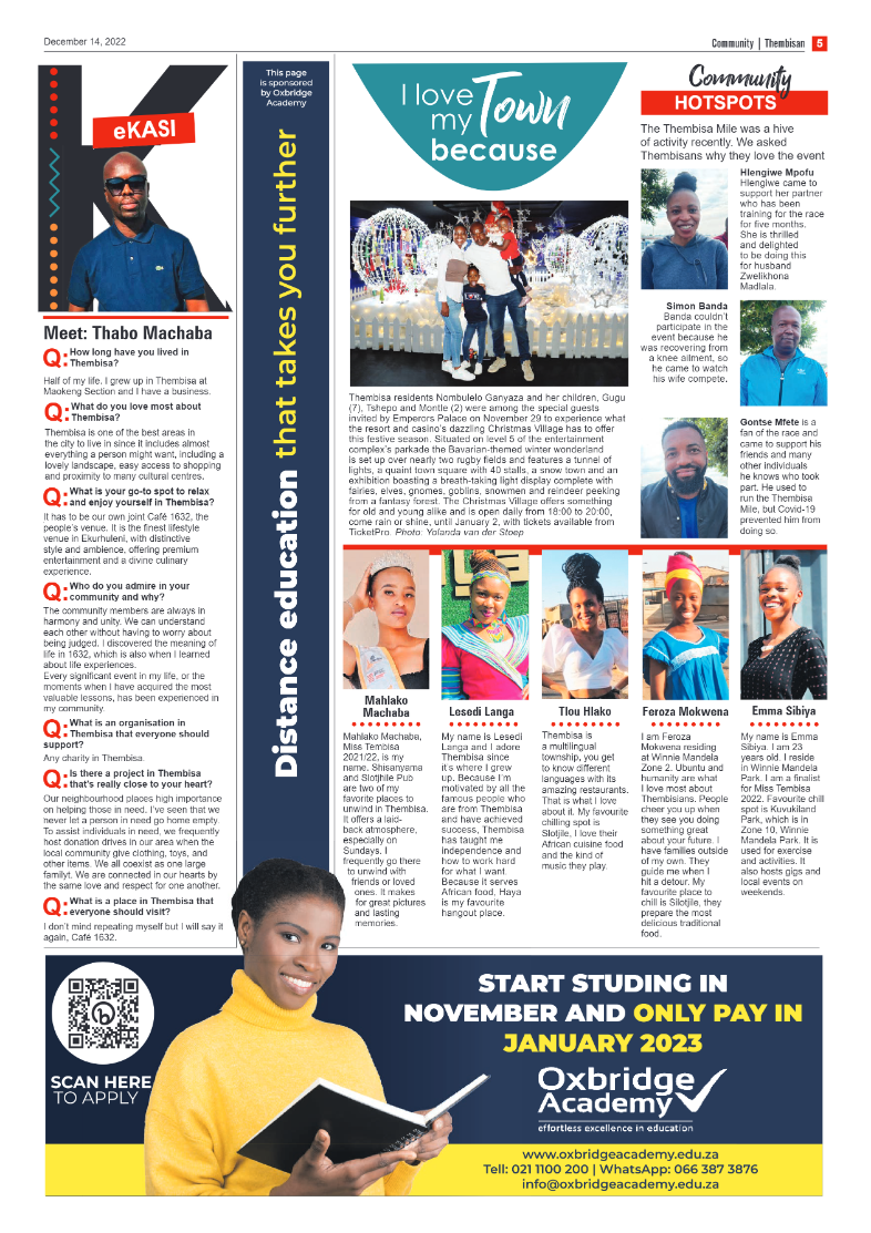 The Thembisan 14 Dec  2022 page 5