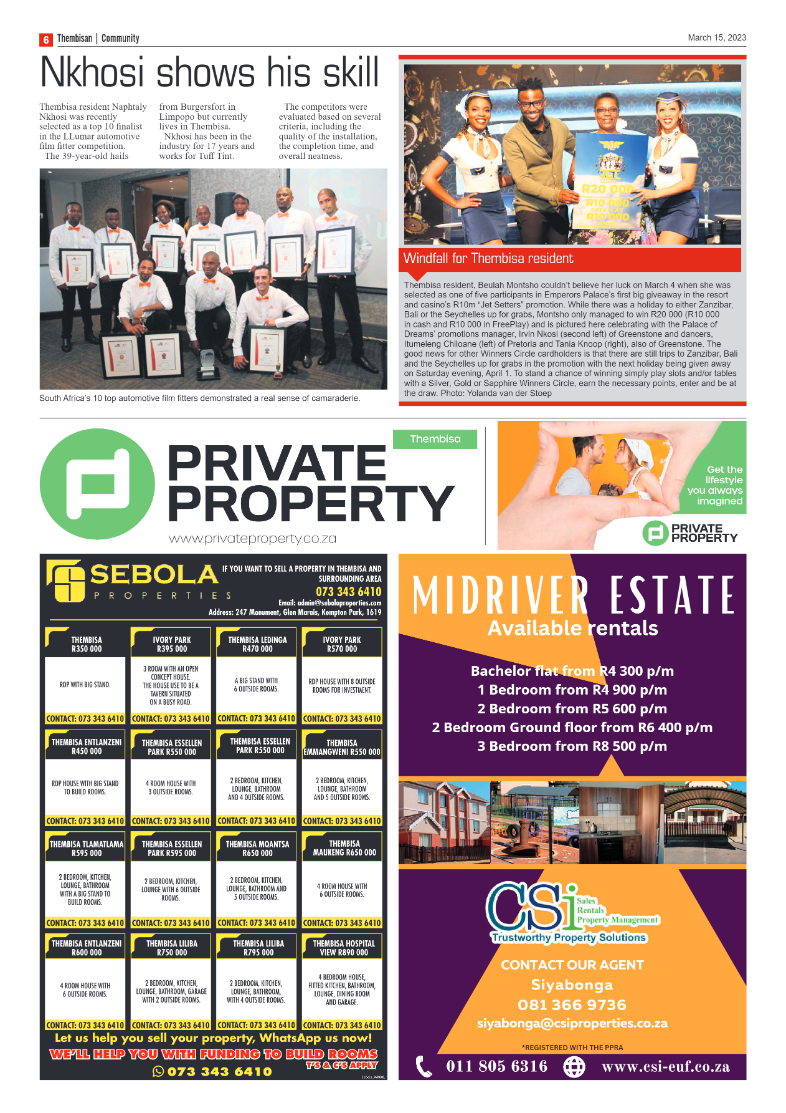 The Thembisan 15 March 2023 page 6