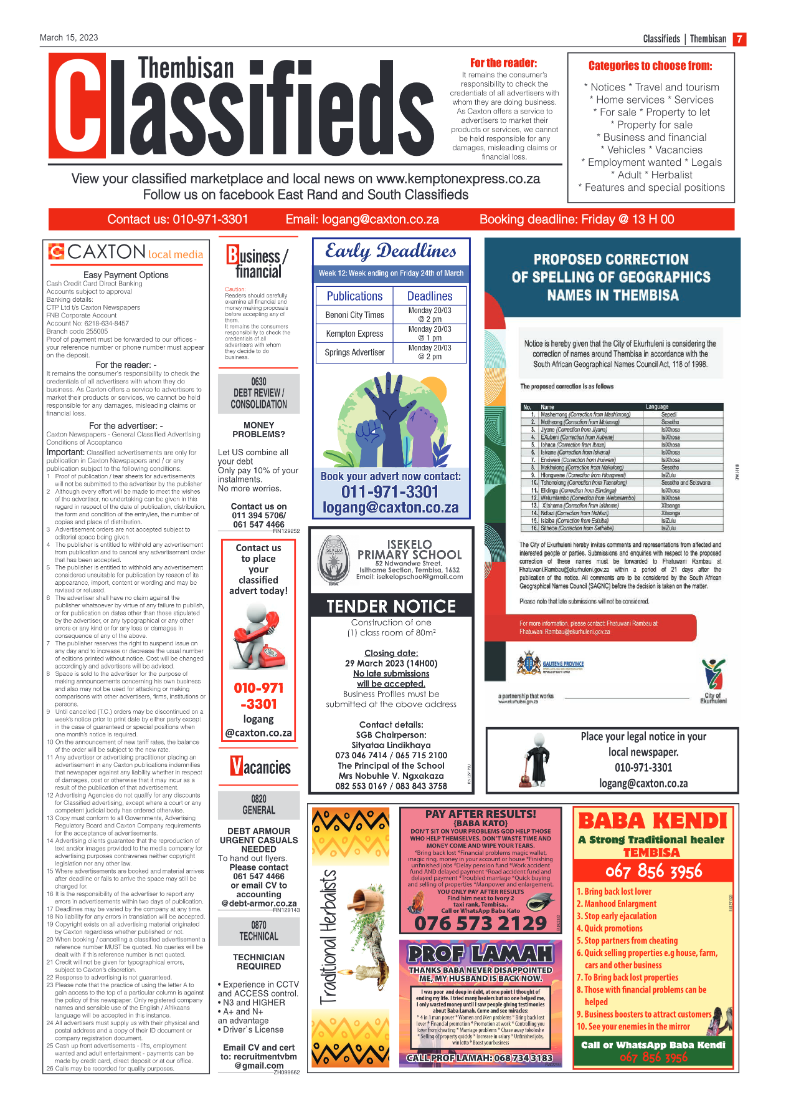 The Thembisan 15 March 2023 page 7