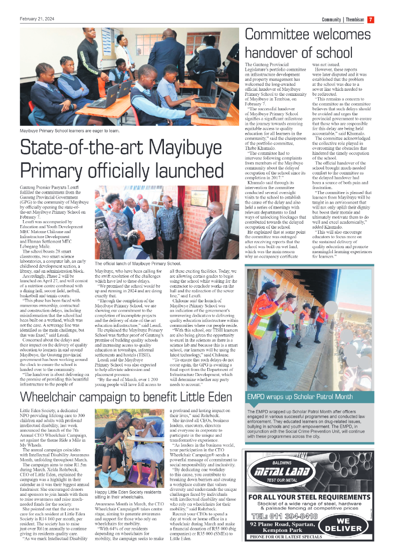 The Thembisan 21 February 2024 page 7