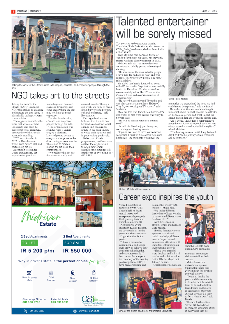 The Thembisan 21 June 2023 page 4