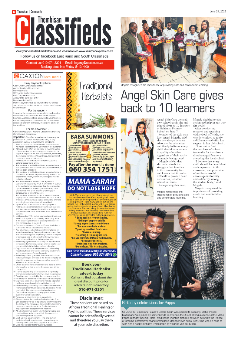 The Thembisan 21 June 2023 page 6