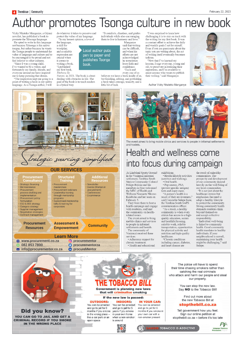 The Thembisan 22 February 2023 page 4