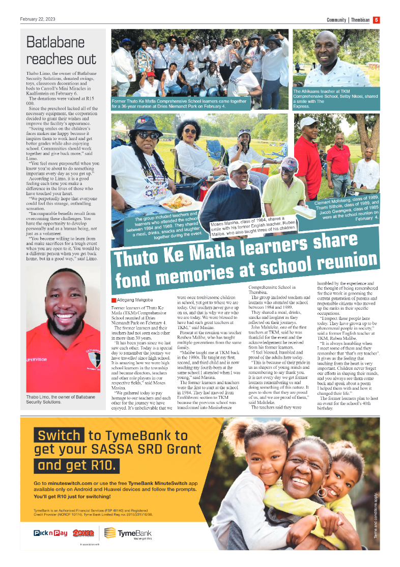 The Thembisan 22 February 2023 page 5