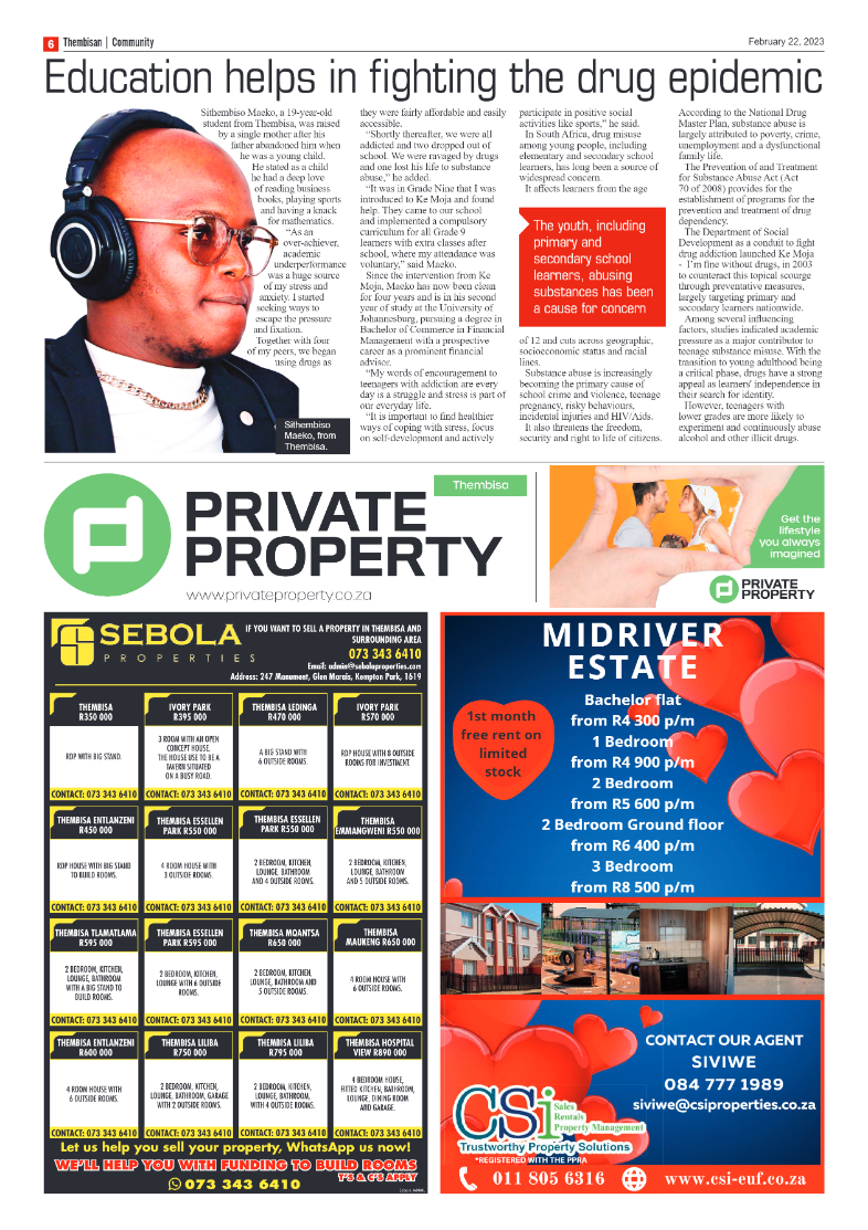 The Thembisan 22 February 2023 page 6