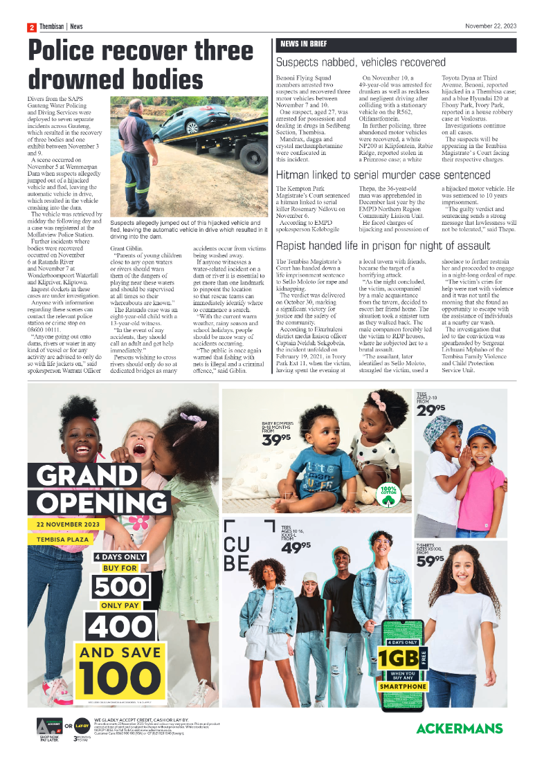 The Thembisan 22 November 2023 page 2
