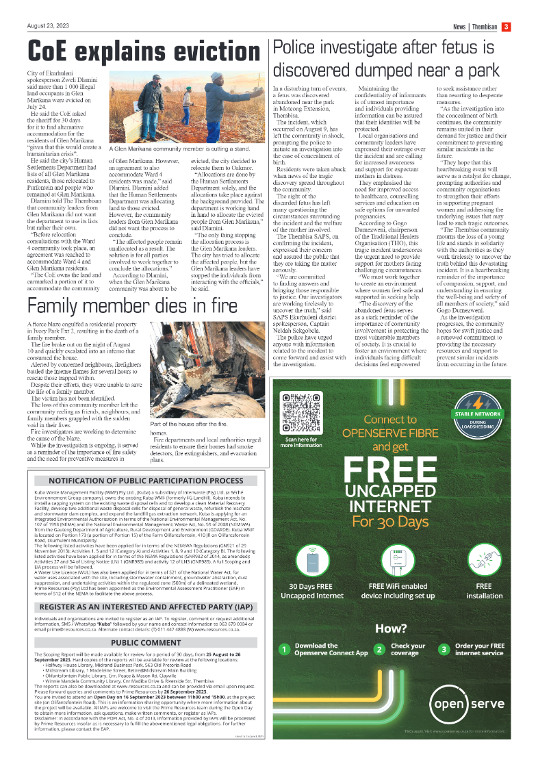 The Thembisan 23 August 2023 page 3