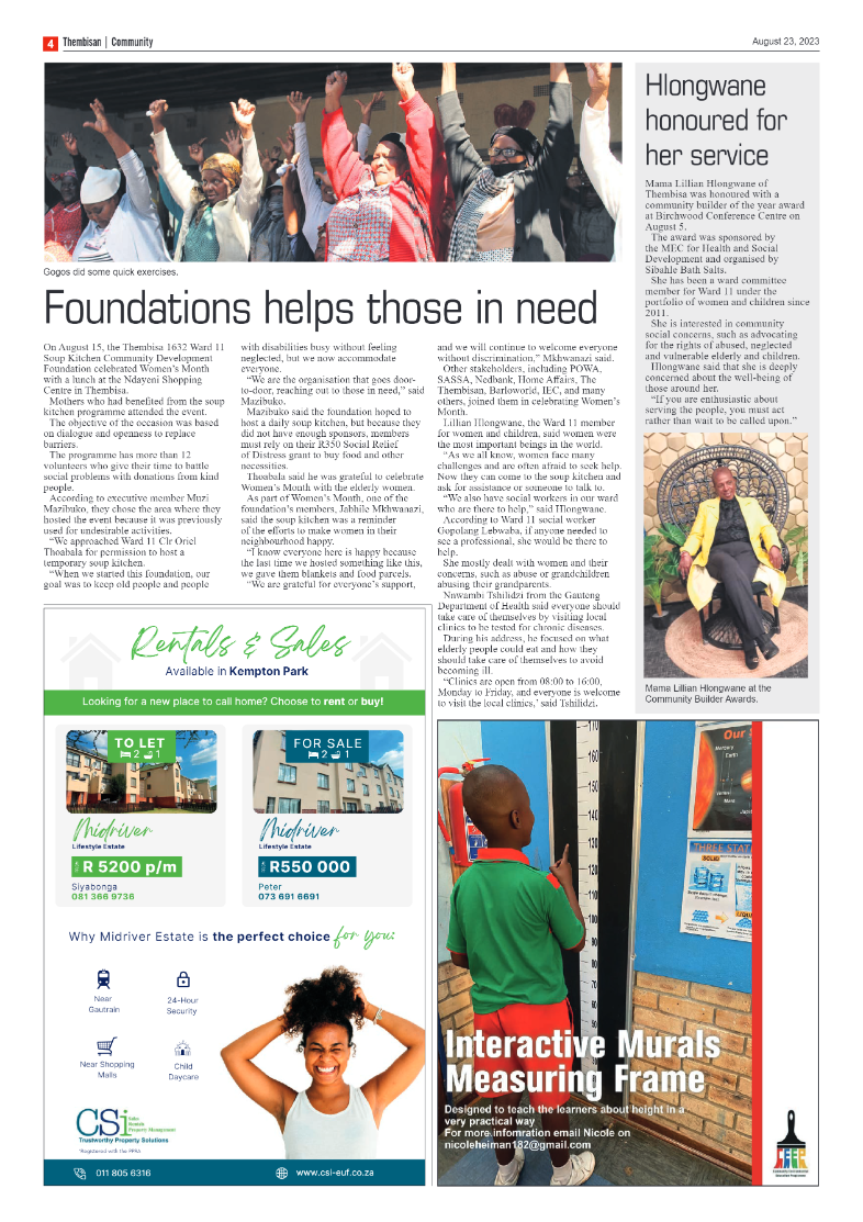 The Thembisan 23 August 2023 page 4