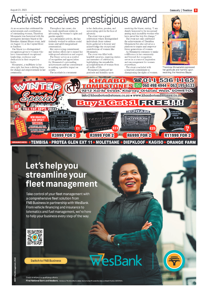 The Thembisan 23 August 2023 page 5