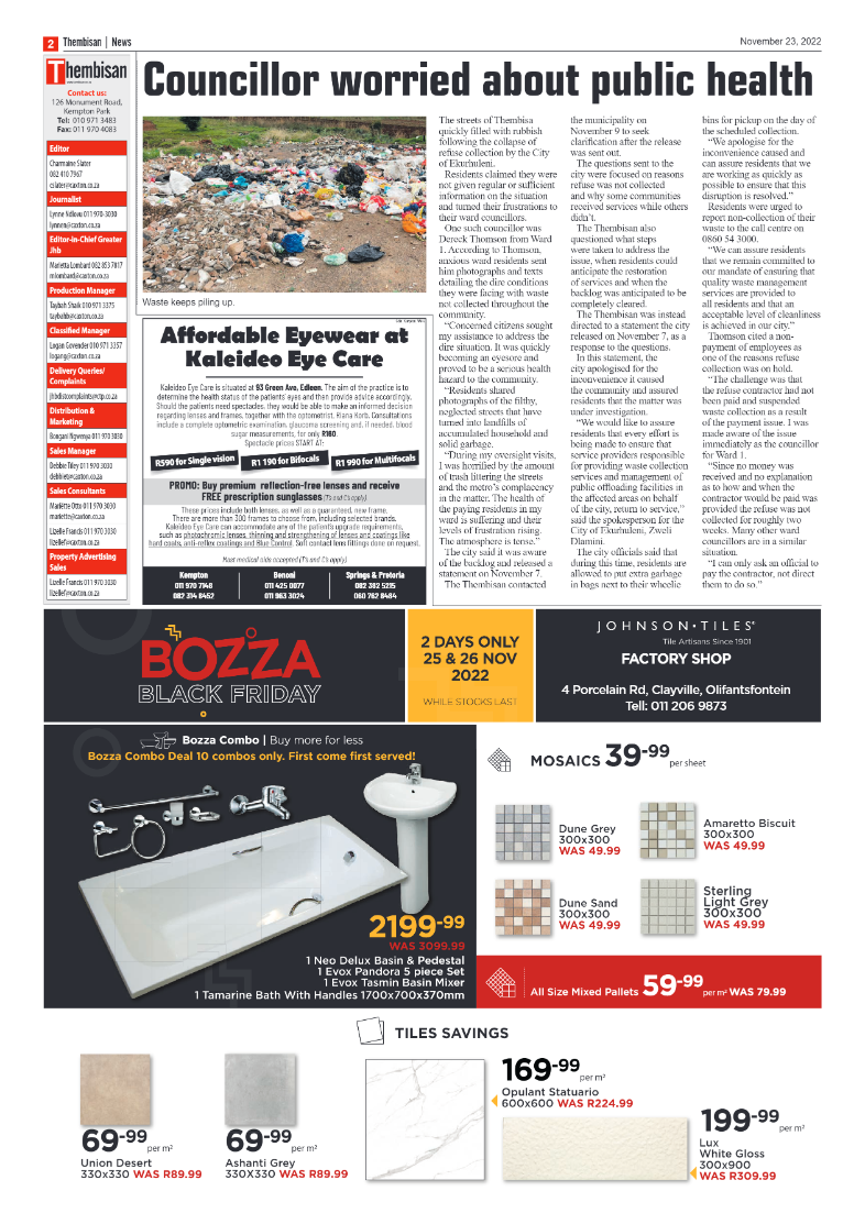 The Thembisan 23 Nov 2022 page 2