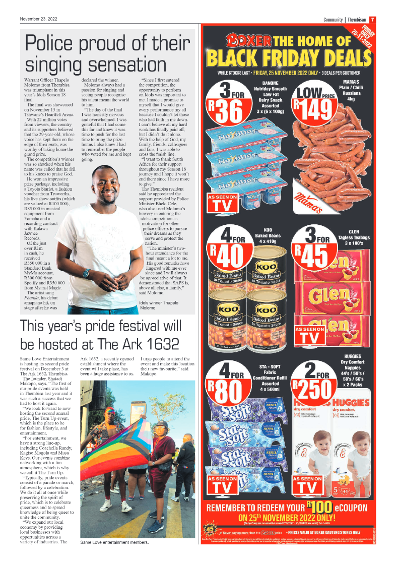 The Thembisan 23 Nov 2022 page 7
